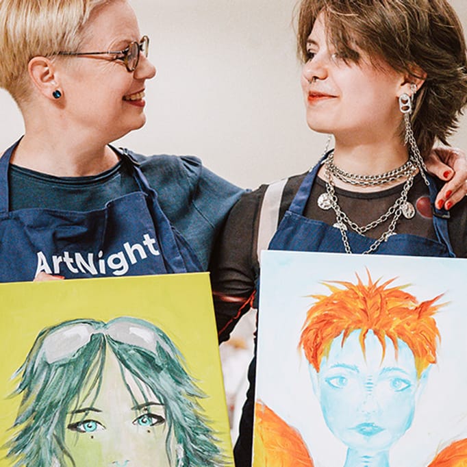 ArtNight Event in Augsburg: Paint your Partner