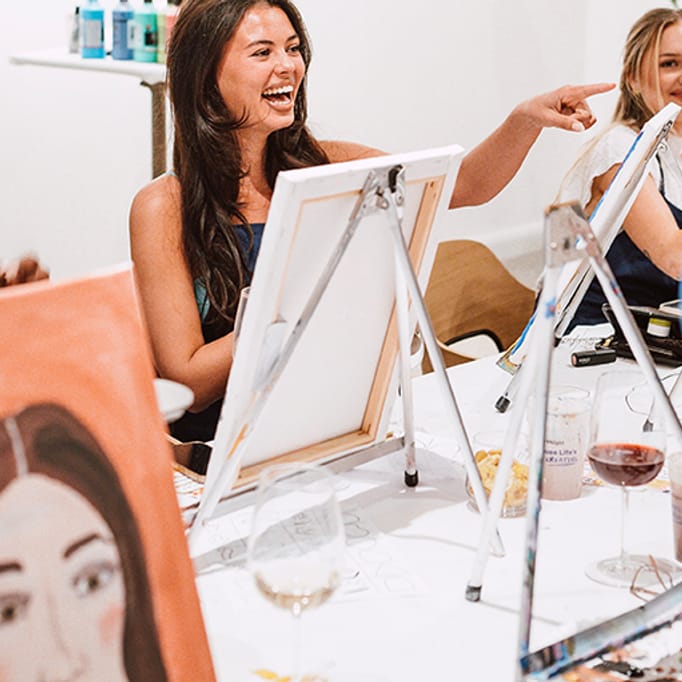 ArtNight Event in Frankfurt: Paint your Partner