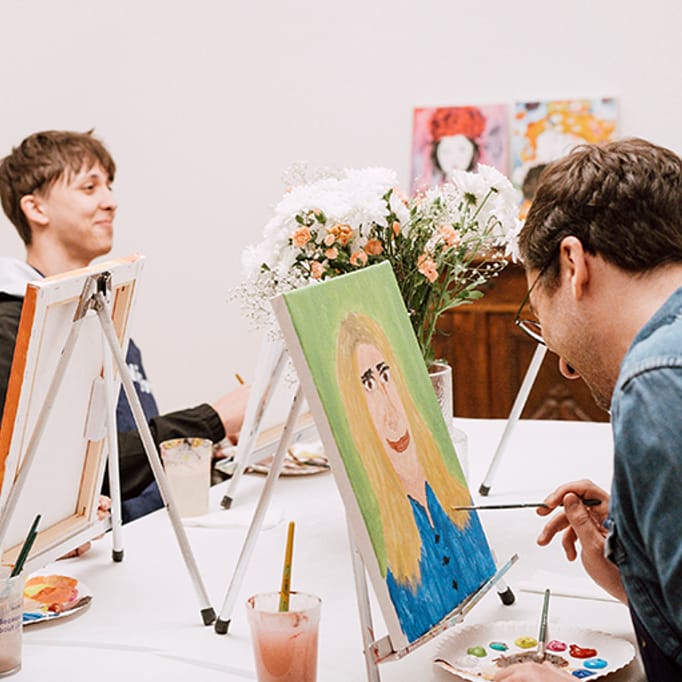 ArtNight Event in Lübeck: Paint your Partner