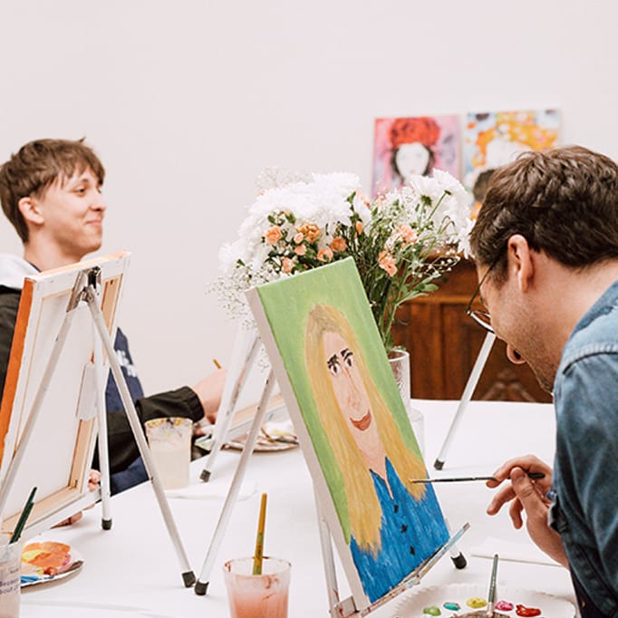 ArtNight Event in Wiesbaden: Paint your Partner