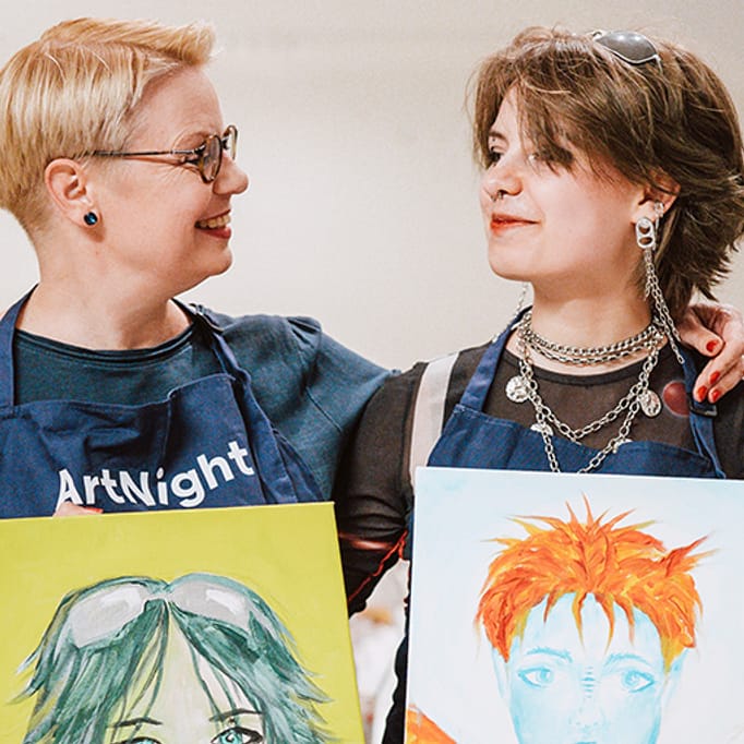 ArtNight Teamevent in Köln: Paint your Team