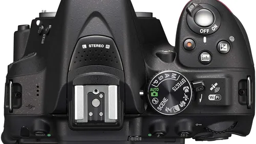 Camera top view with control dials.