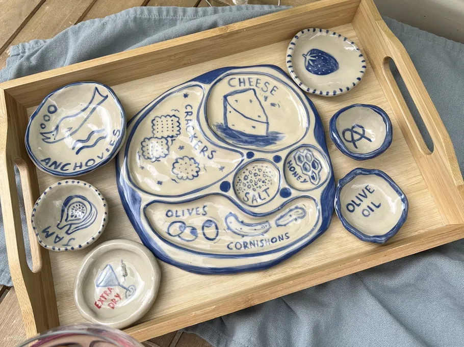 Tapas-Snack Plate Kurs (Clay Workshop, English)