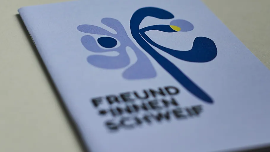 Abstract design on book cover, close-up view.