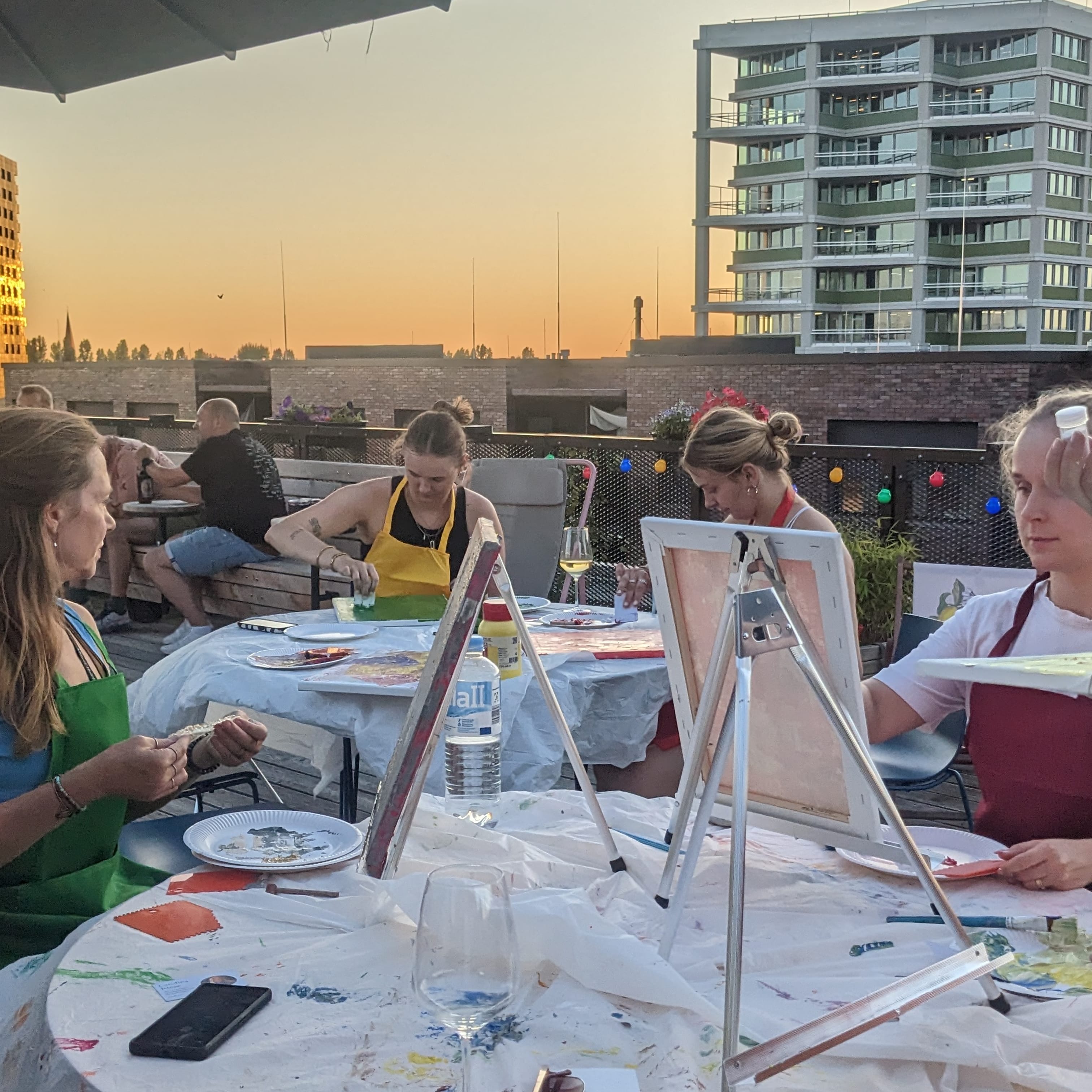 Tagesretreat Yoga, Paint & Pinsa in Berlin