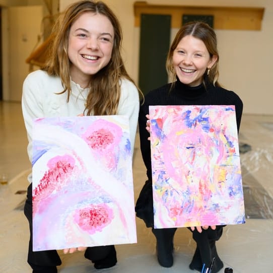 Teambuilding für Stressmanagement: Abstraktes Malen