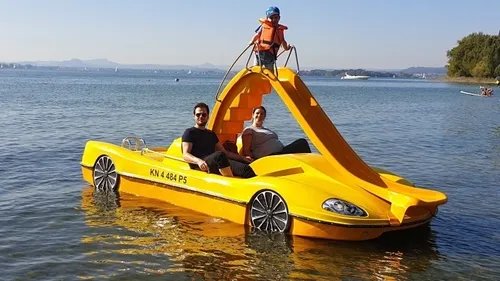 Tretboot fahren auf dem Bodensee: 1h Spaß beim Treten