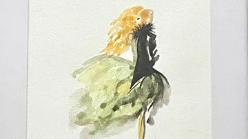 Freie Aquarellgestaltung