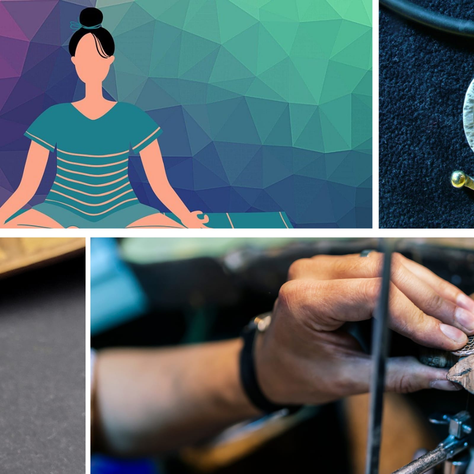 Tagesretreat in Berlin: Meditation & Goldschmieden erleben